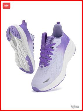 Slip On Walking Shoes Wide Cushion Running Tennis with Arch Support Insole Non